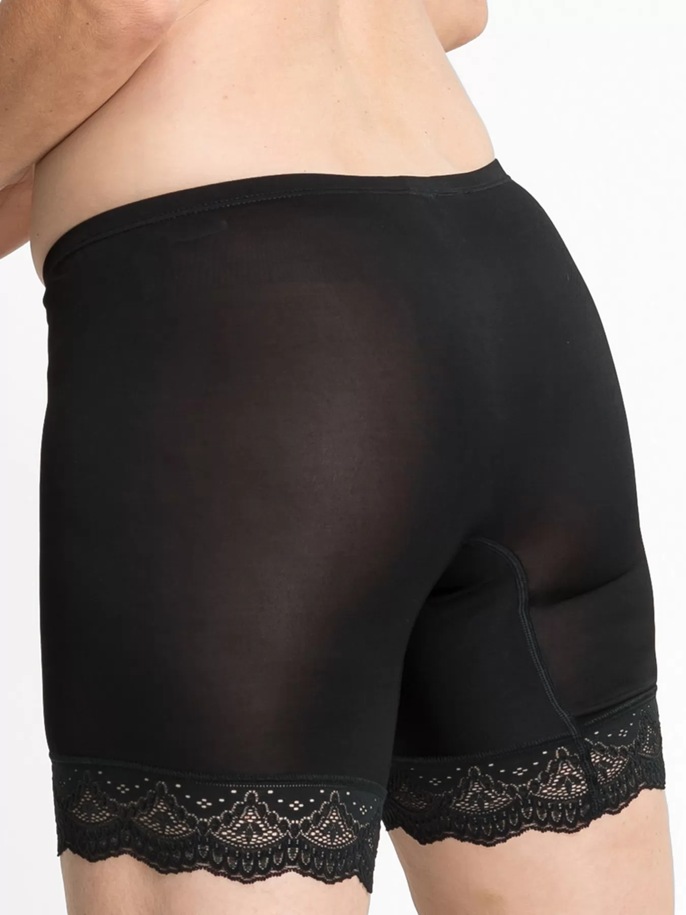 Czarny Figi z nogawkami Sylvia Speidel Stella 50192 - zdjęcie 2