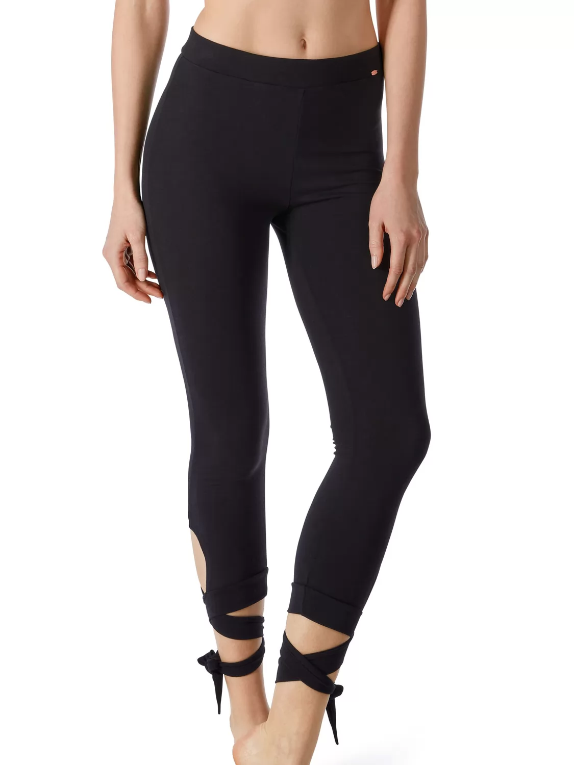 Czarny Leginsy Skiny Yoga and Relax 085097 - zdjęcie 1