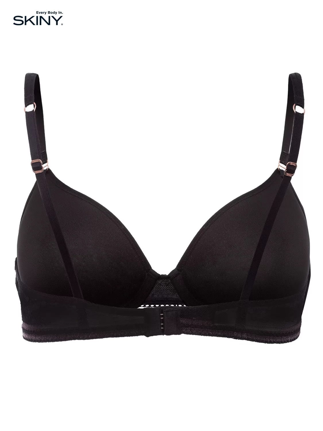 Antracytowy Biustonosz Spacer 3D Skiny Inspire Lace 082266 - zdjęcie 2