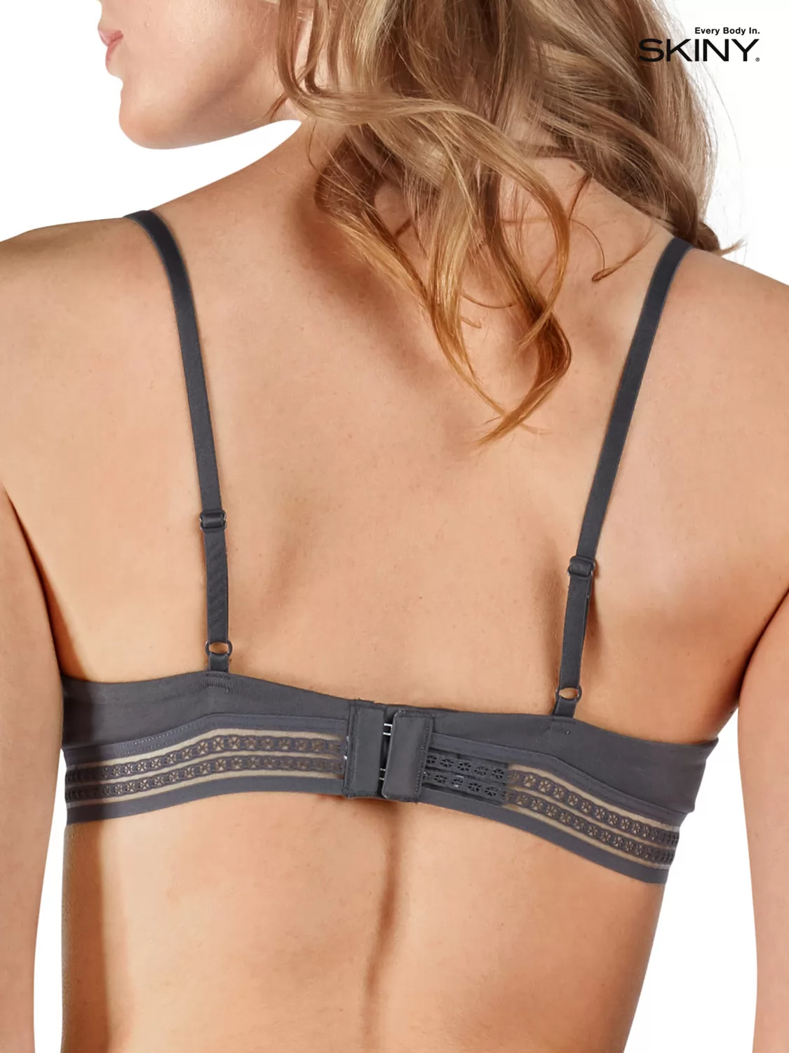 Antracytowy Biustonosz Spacer 3D Skiny Sensual Light 085060 - zdjęcie 2