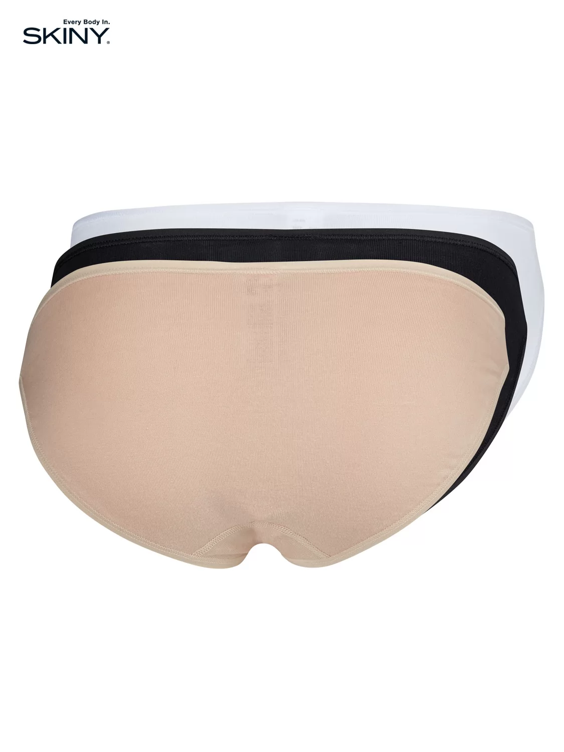 Beżowy, biały, czarny Figi 3PACK Skiny Advantage Cotton 084147 - zdjęcie 6