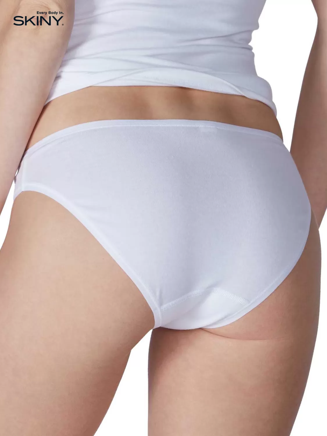 Beżowy, biały, czarny Figi 3PACK Skiny Advantage Cotton 084147 - zdjęcie 5