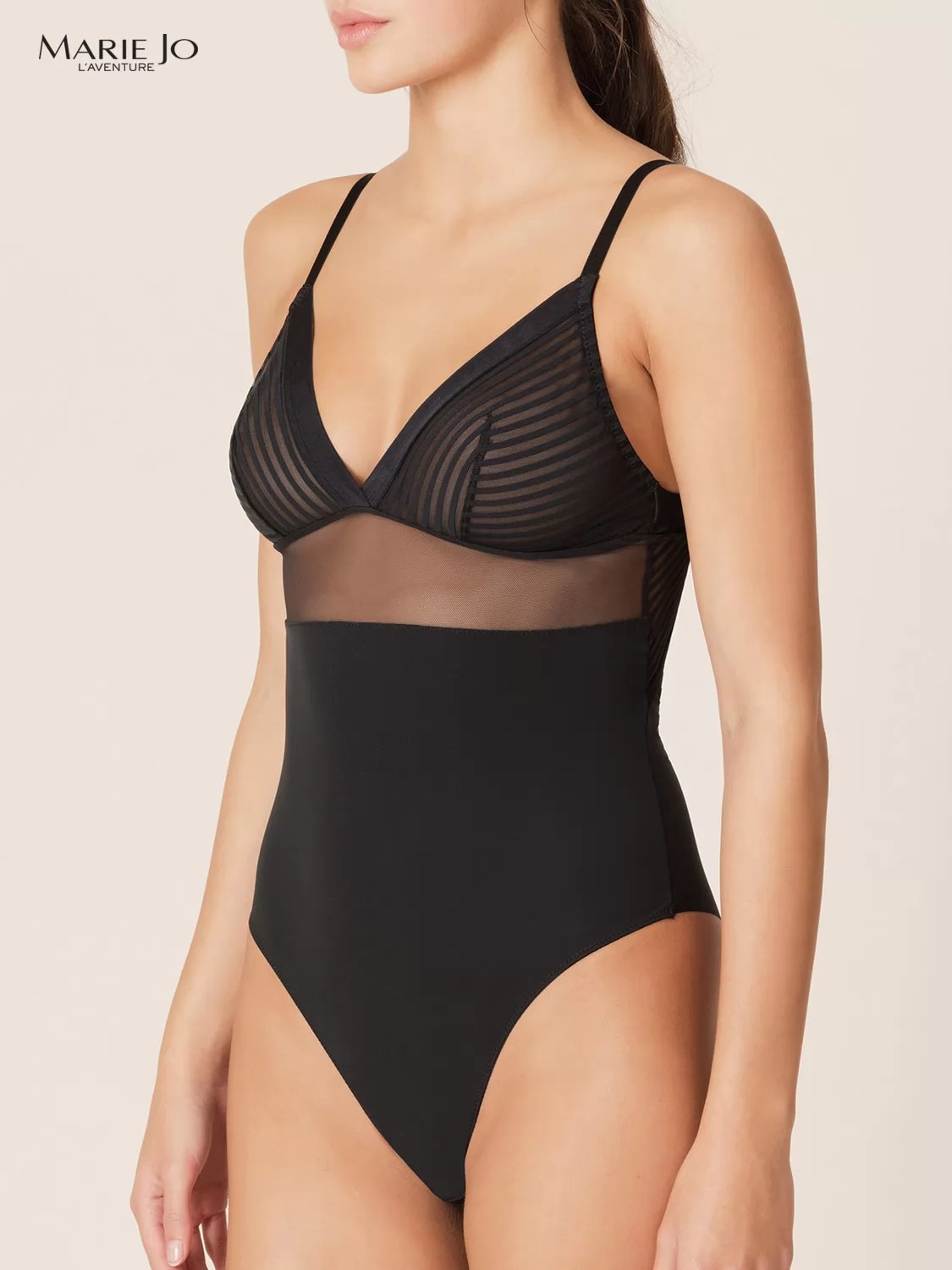 Czarny Body Marie Jo L'Aventure Salvador 421894 - zdjęcie 2