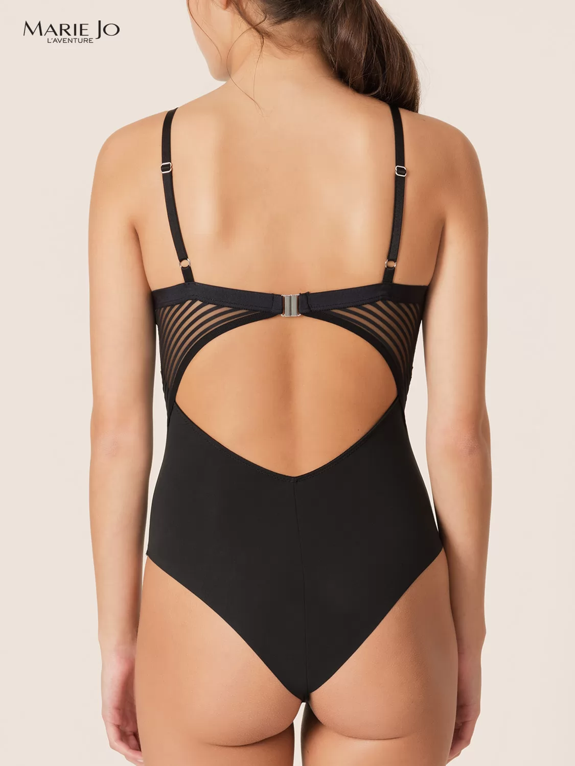 Czarny Body Marie Jo L'Aventure Salvador 421894 - zdjęcie 3