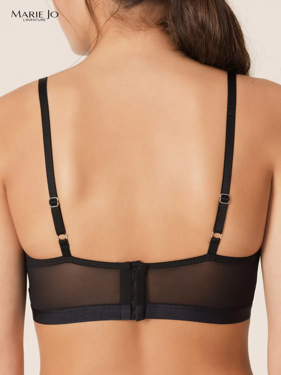 Czarny Biustonosz bez fiszbin Marie Jo L'Aventure Salvador 121894 - zdjęcie 3