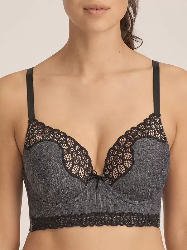 Czarny, szary Biustonosz PrimaDonna Twist Celebrity 241815 - zdjęcie 1