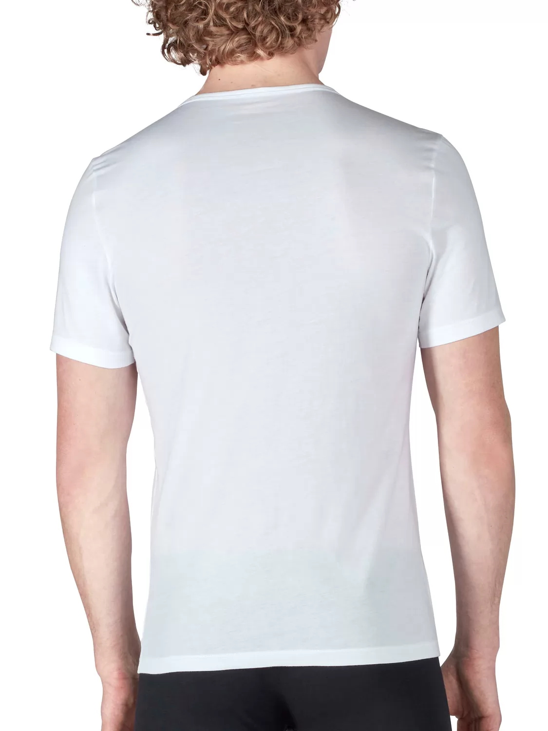 Biały Koszulka męska 2PACK Skiny Shirt Collection 086911 - zdjęcie 3