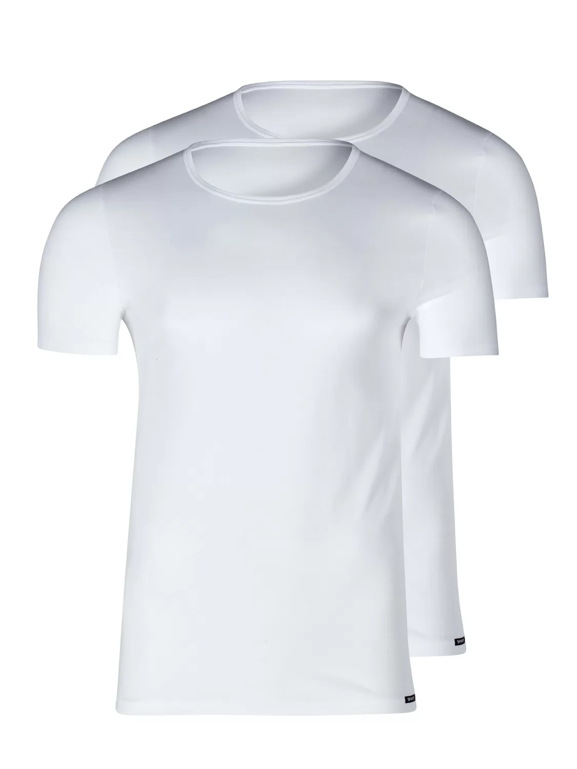 Biały Koszulka męska 2PACK Skiny Shirt Collection 086912 - zdjęcie 2