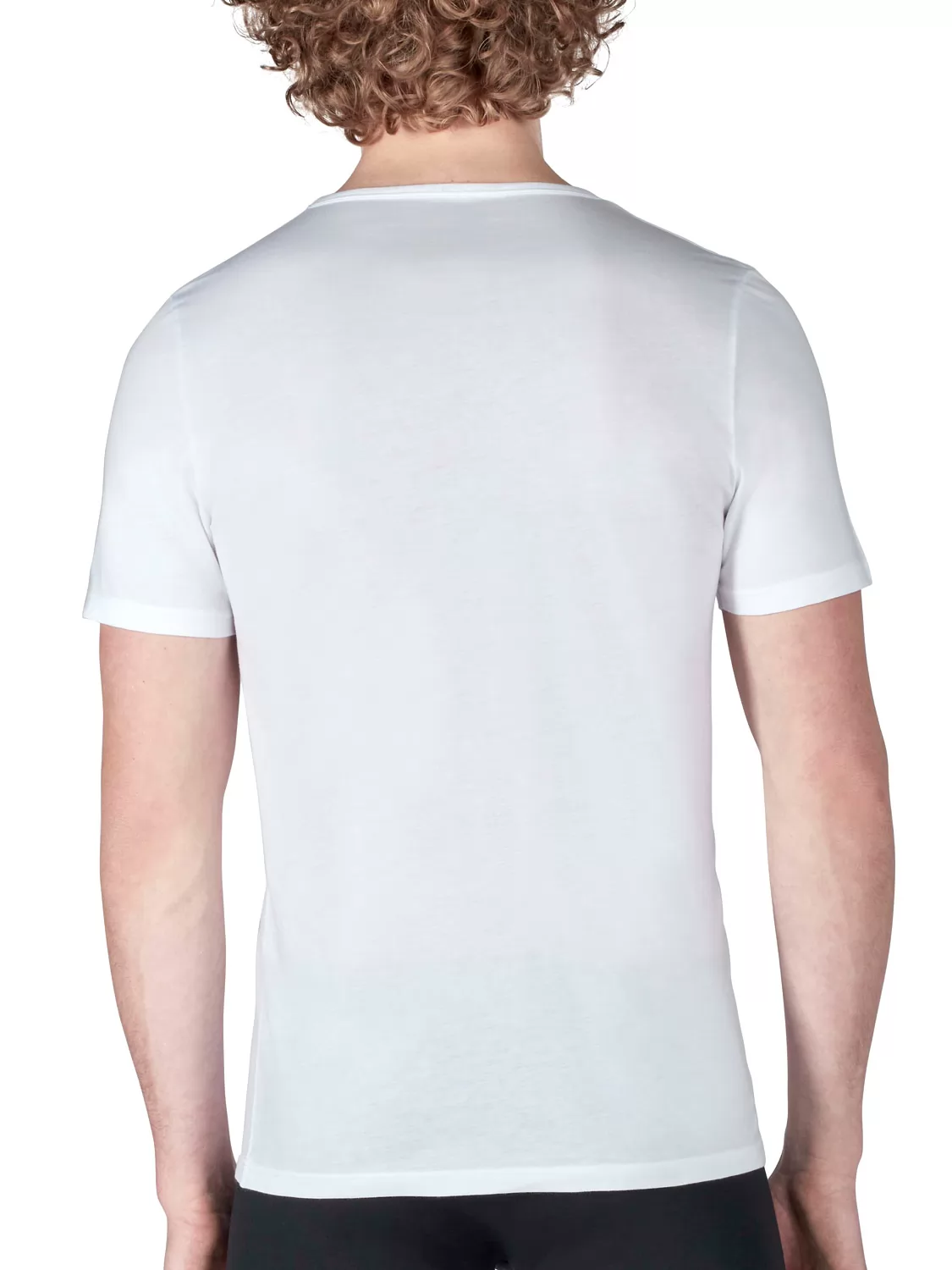 Biały Koszulka męska 2PACK Skiny Shirt Collection 086912 - zdjęcie 3