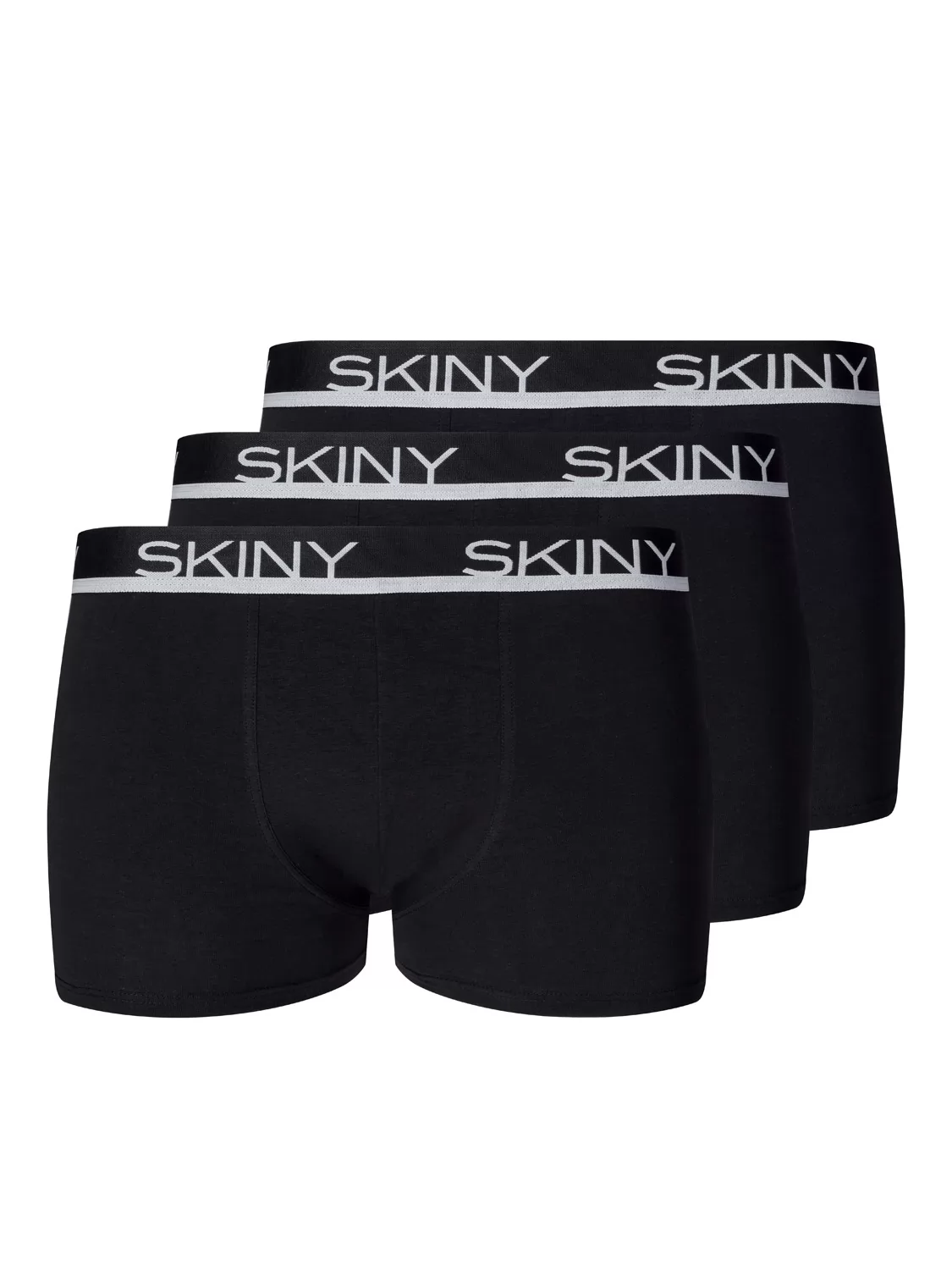 Czarny Bokserki męskie 3PACK Skiny Basic 086840 - zdjęcie 2