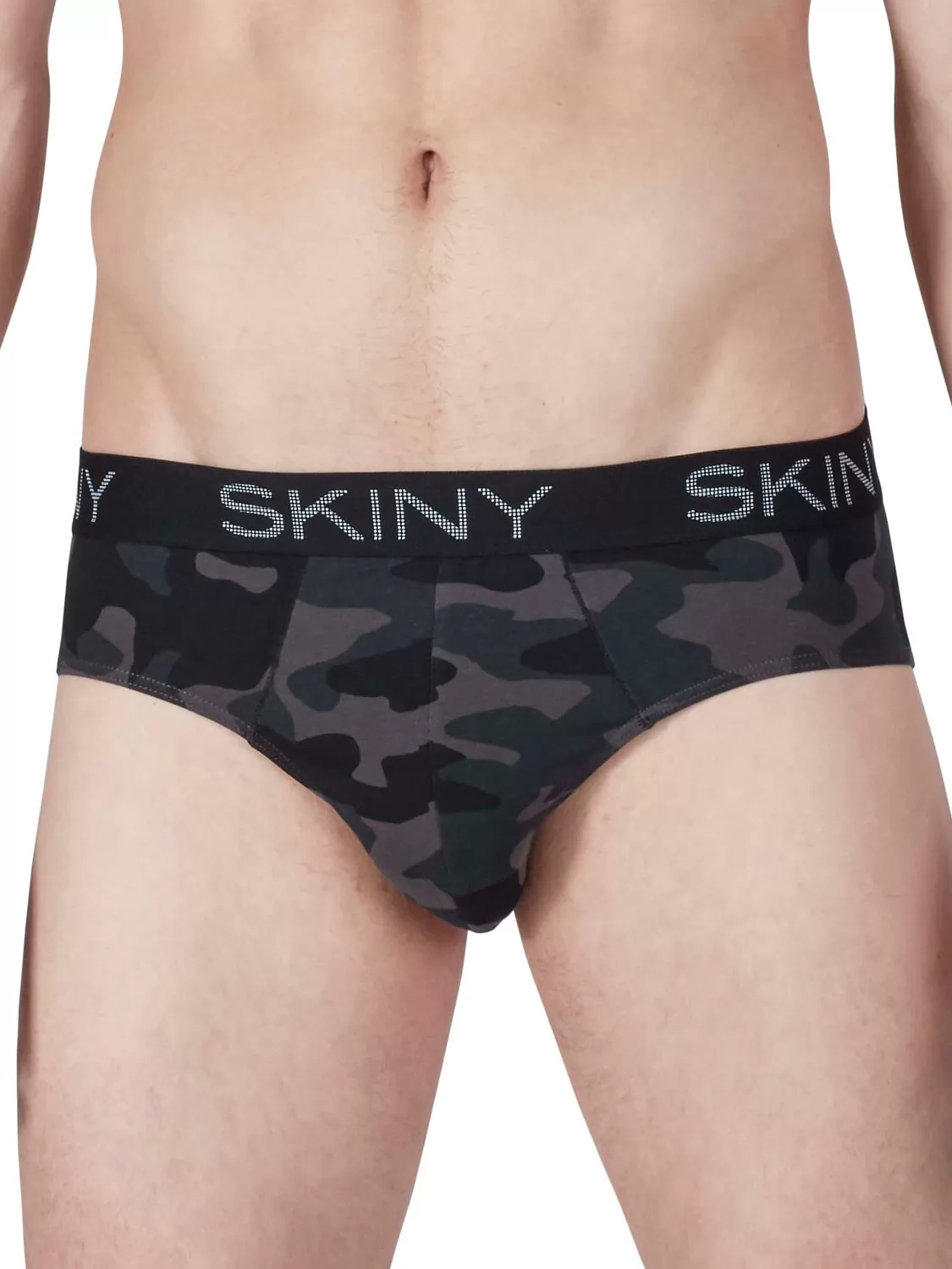 Antracytowy, czarny, szary Slipy męskie 2PACK Skiny Basic 086767 - zdjęcie 1