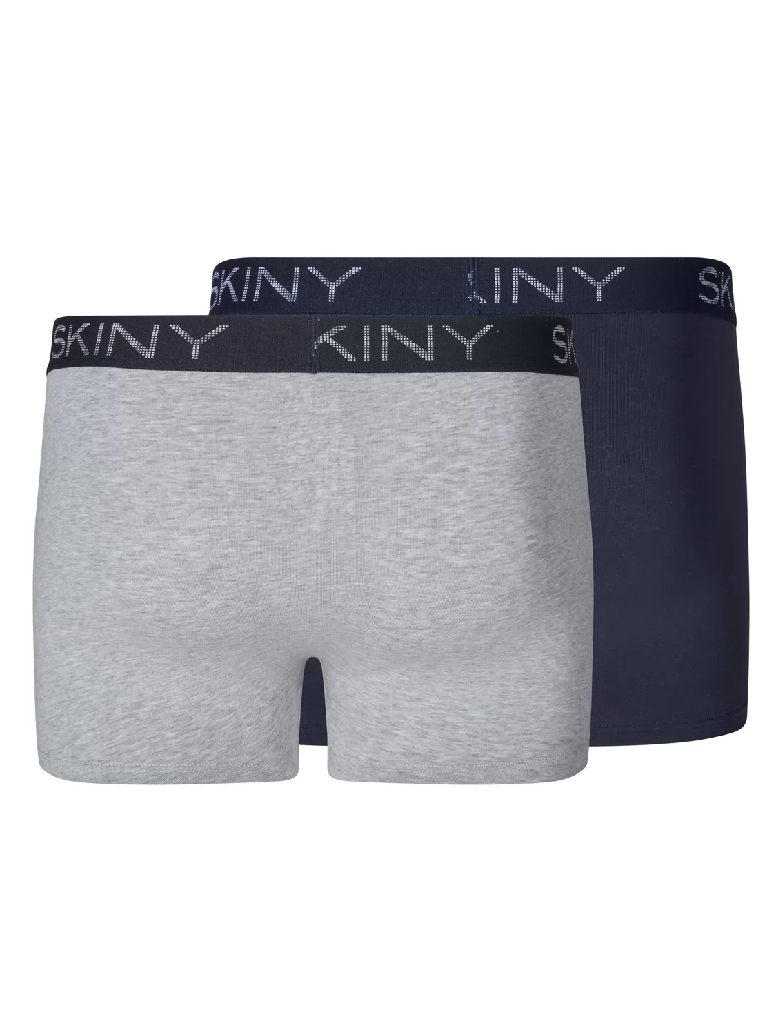 Granatowy, szary Bokserki męskie 2PACK Skiny Basic 086835 - zdjęcie 6