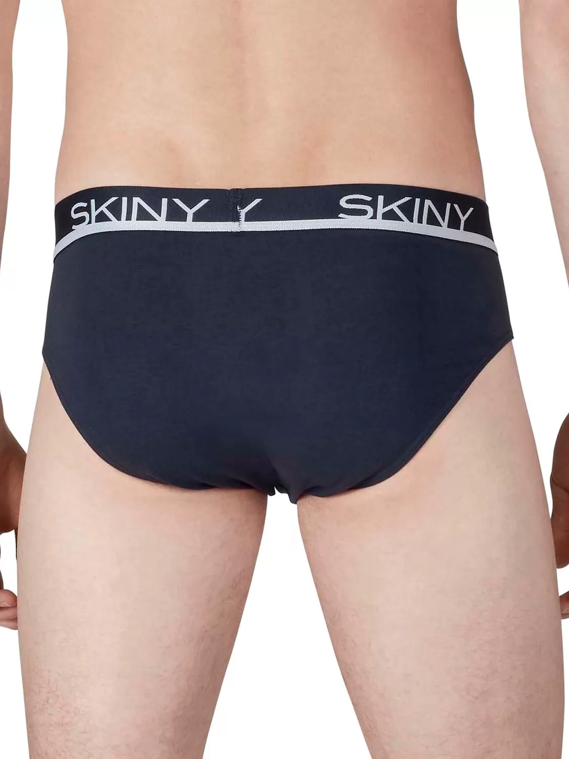 Czarny, granatowy, szary Slipy męskie 3PACK Skiny Basic 086839 - zdjęcie 6