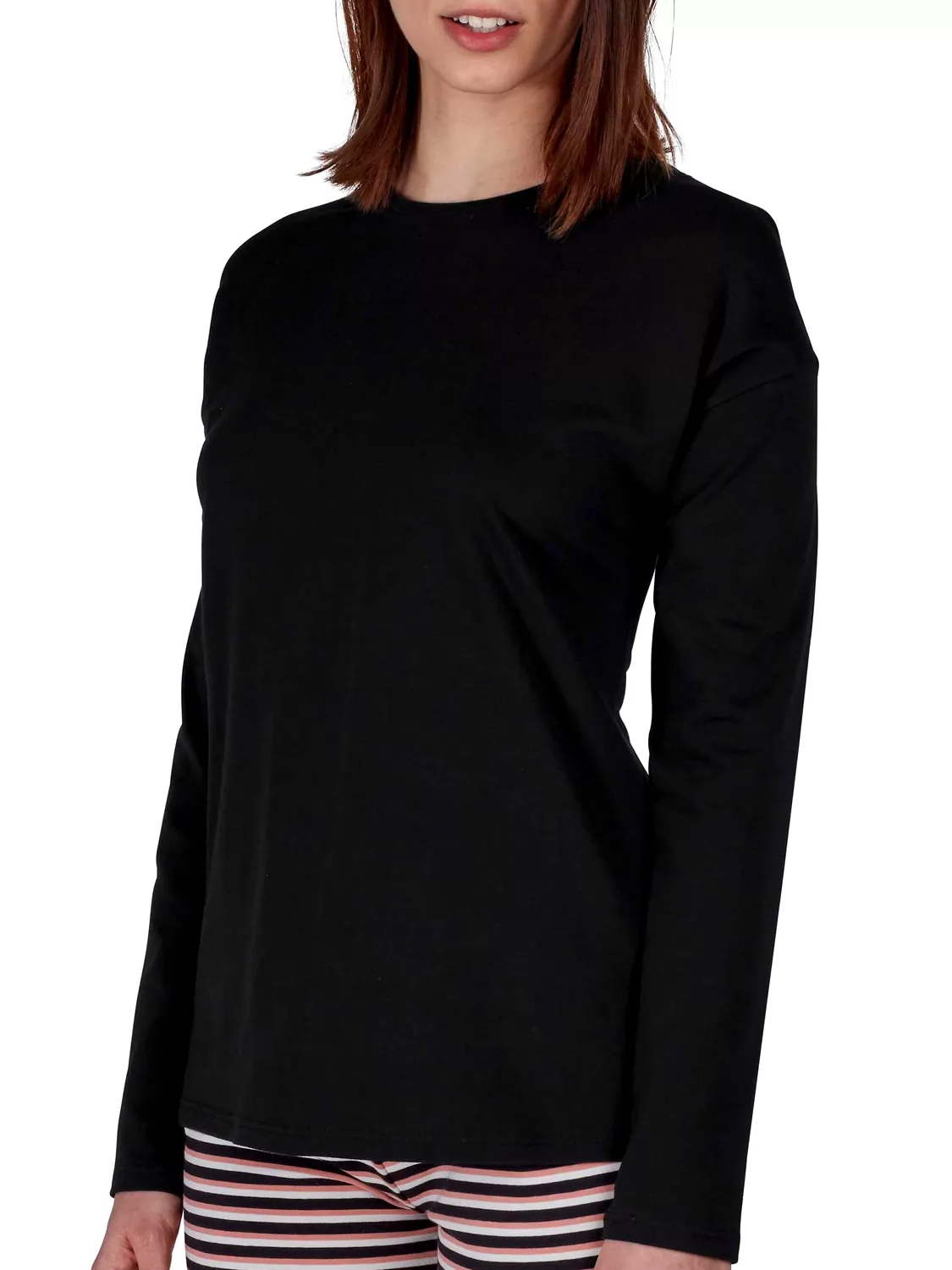 Czarny Koszulka damska Skiny Sleep Dream 085628 - zdjęcie 1