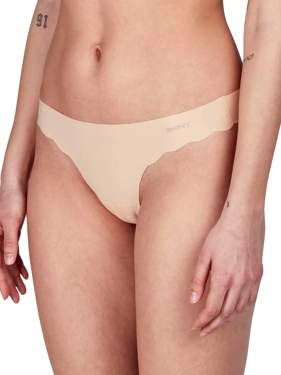 Beżowy Stringi Skiny Micro Lovers 085684 - zdjęcie 1