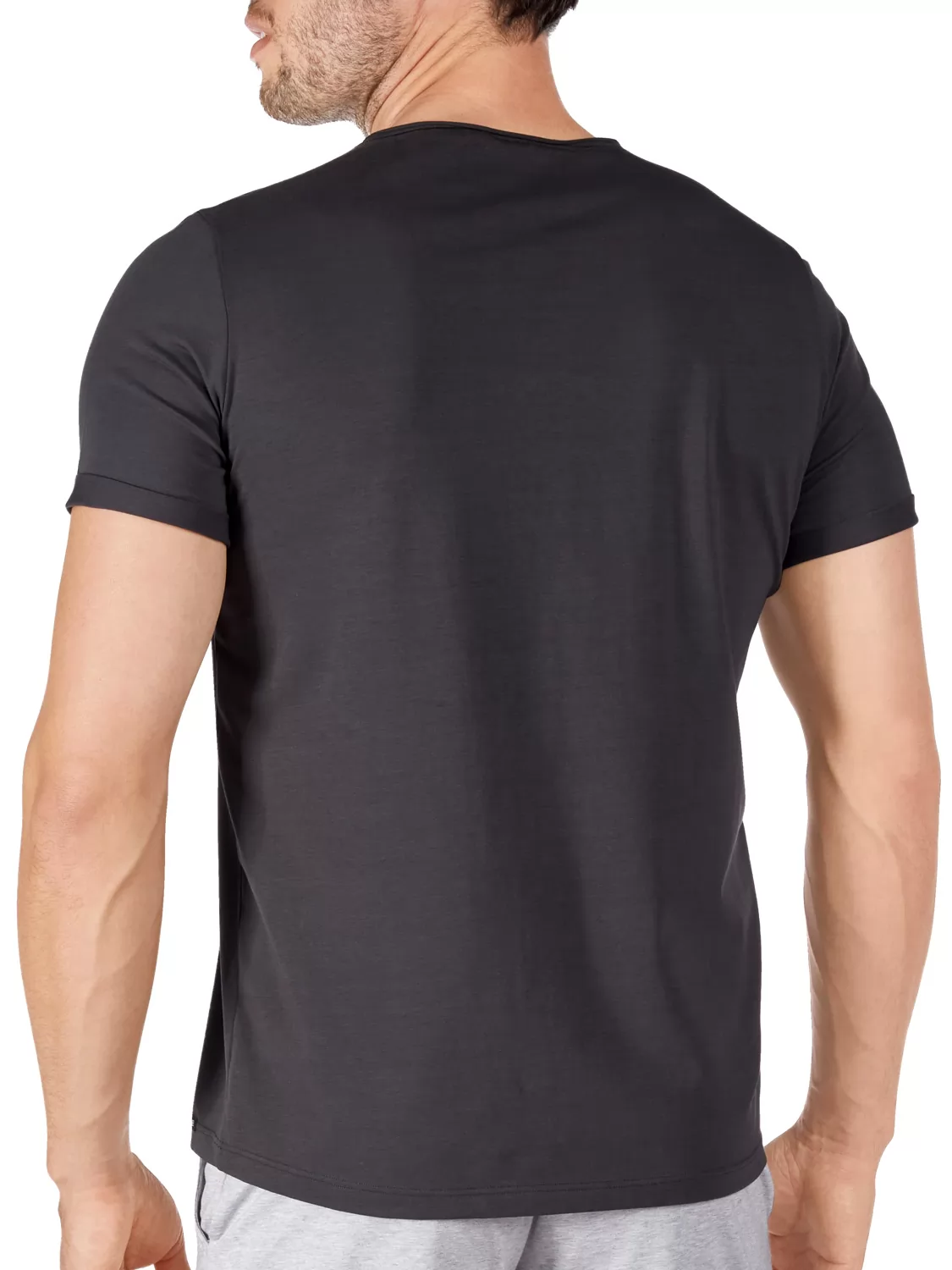 Antracytowy, szary Koszulka męska Skiny Sloungewear 086770 - zdjęcie 2