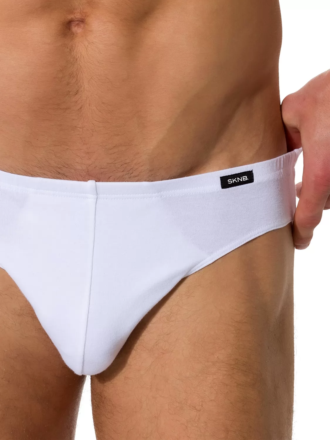 Biały Slipy męskie 2PACK Skiny Advantage Men 086974 - zdjęcie 2