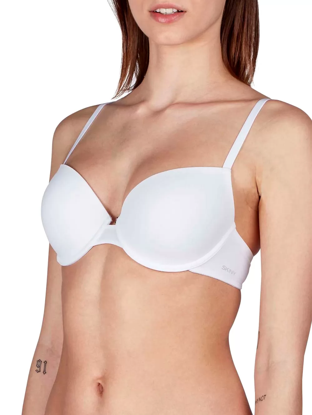 Biały Biustonosz Skiny Micro Lovers 085659 - zdjęcie 1