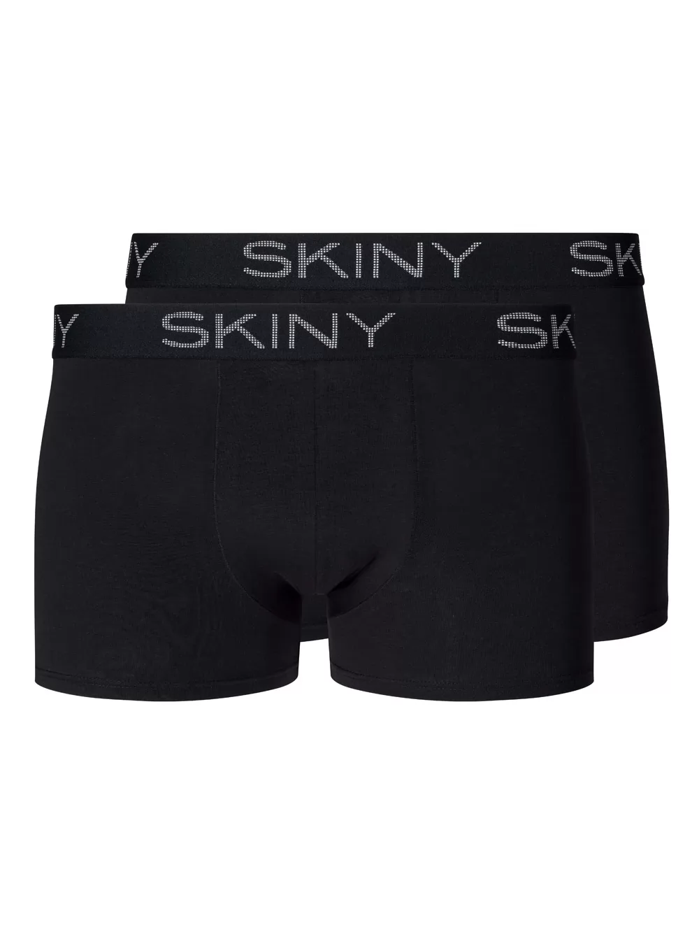 Czarny Bokserki męskie 2PACK Skiny Basic 086835 - zdjęcie 2