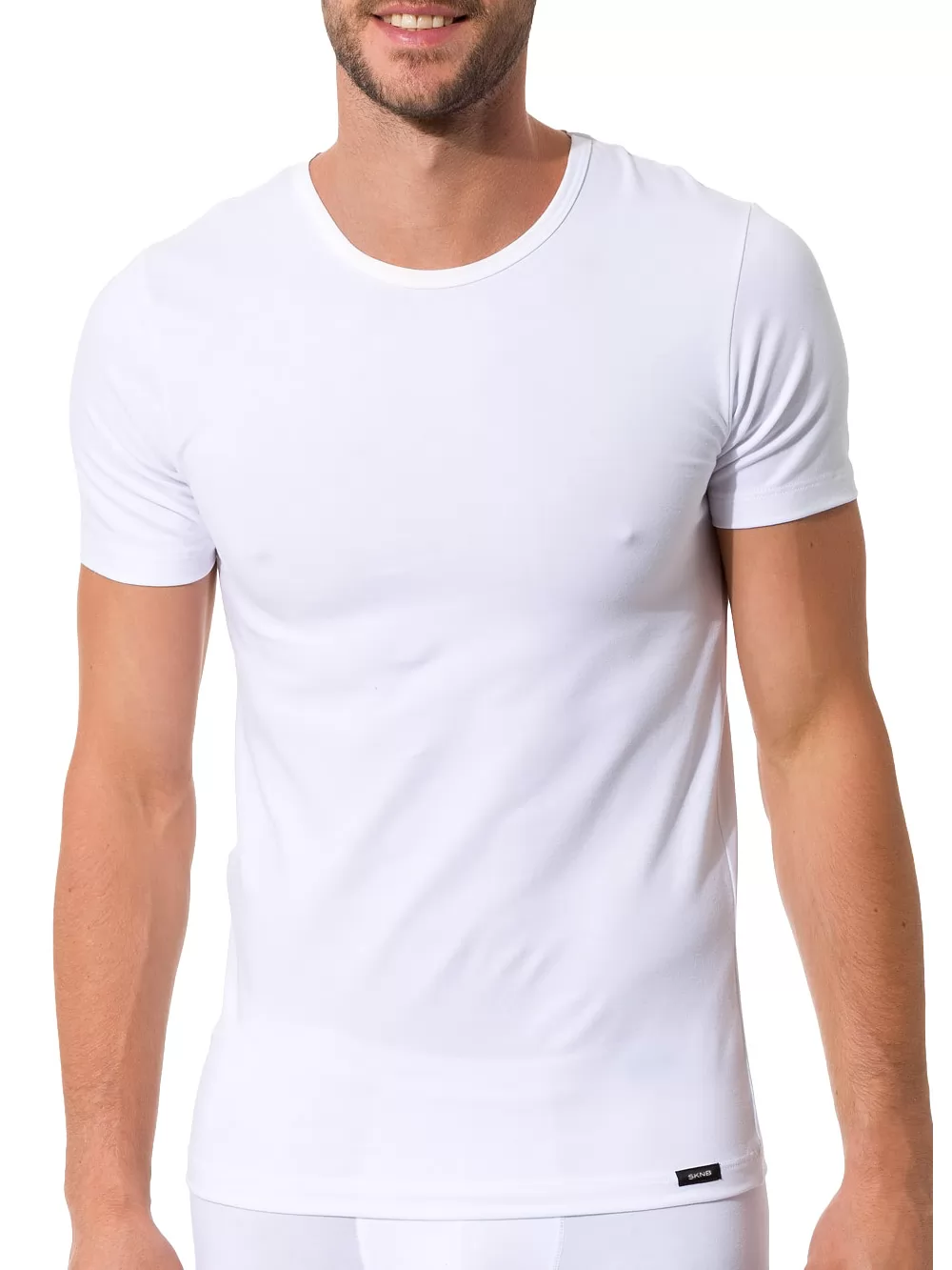 Biały Koszulka męska Skiny Option 082708 - zdjęcie 1