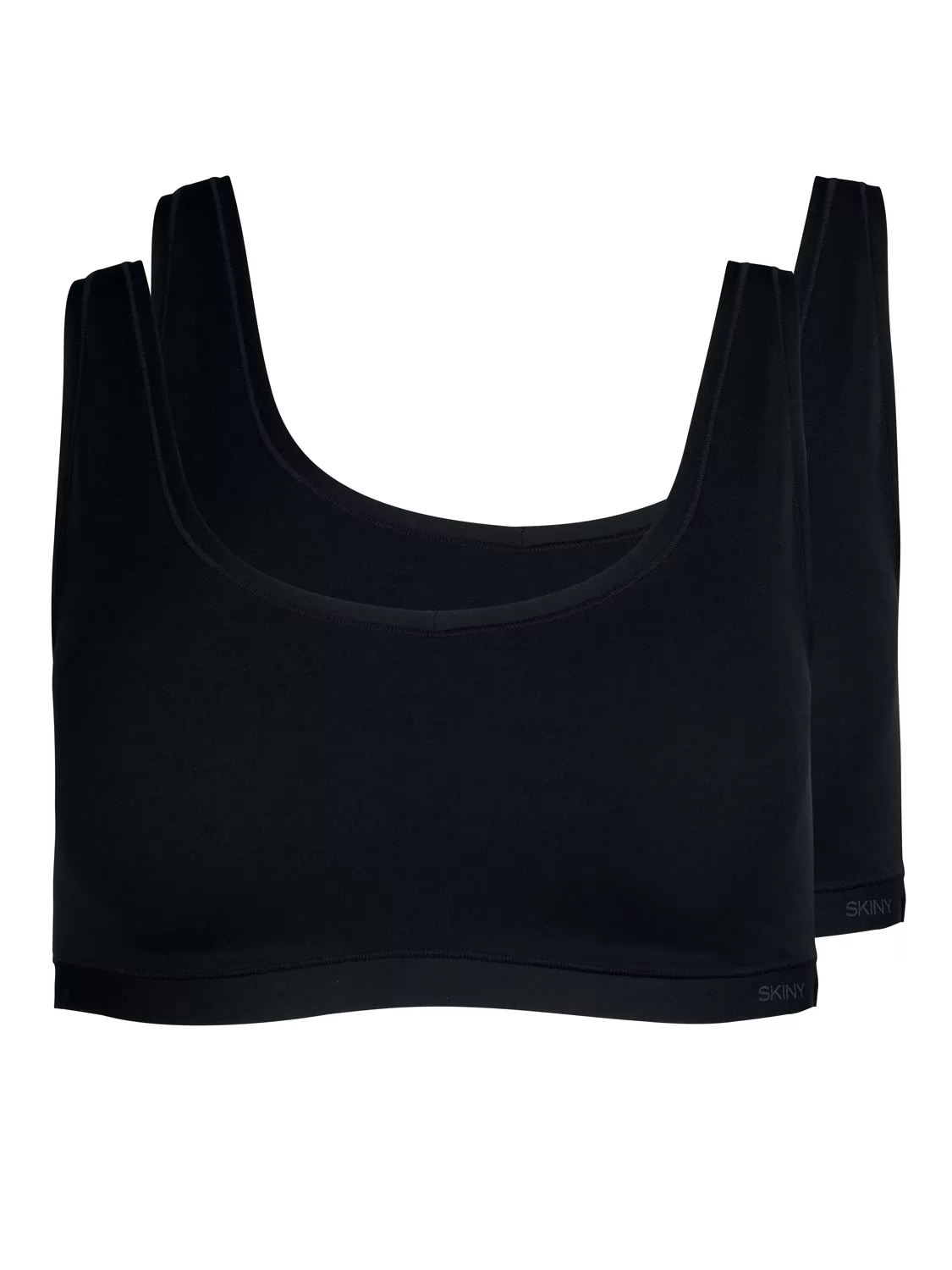 Czarny Top damski 2PACK Skiny Pure Nudity 080076 - zdjęcie 2