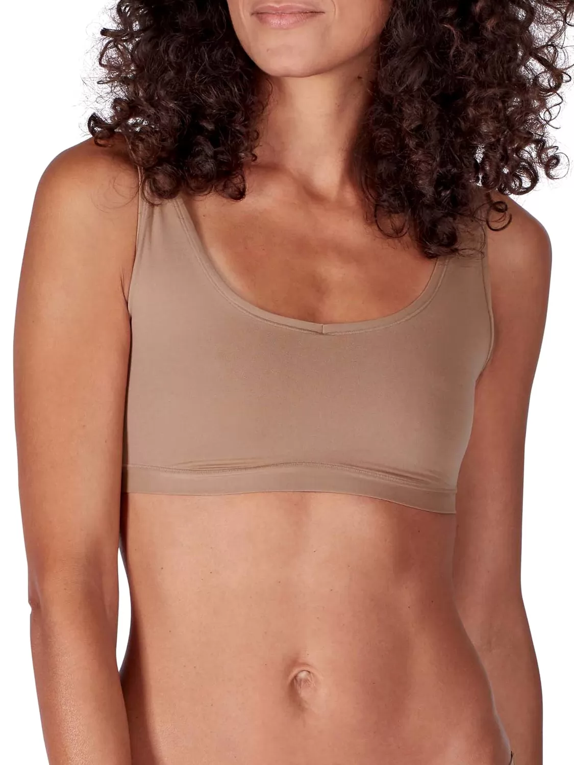 Brązowy Top damski 2PACK Skiny Pure Nudity 080076 - zdjęcie 1