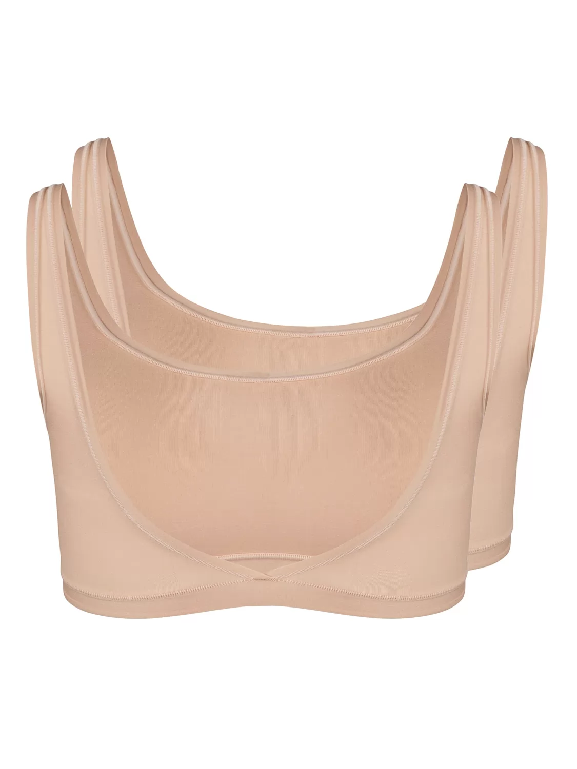 Beżowy Top damski 2PACK Skiny Pure Nudity 080076 - zdjęcie 5