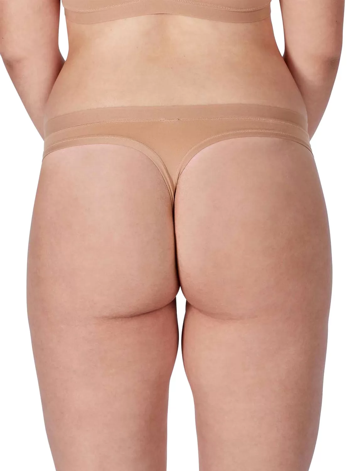 Beżowy Stringi 2PACK Skiny Pure Nudity 080077 - zdjęcie 3