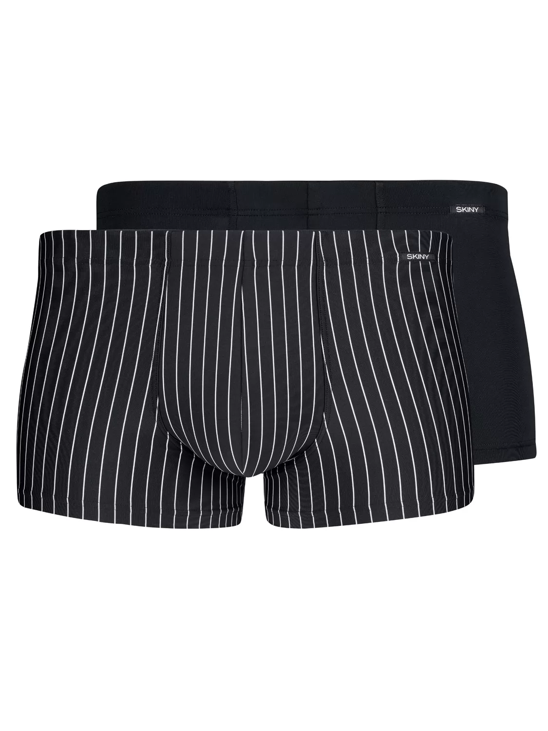 Czarno-biały, czarny Bokserki męskie 2PACK Skiny Power Line 086001 - zdjęcie 2