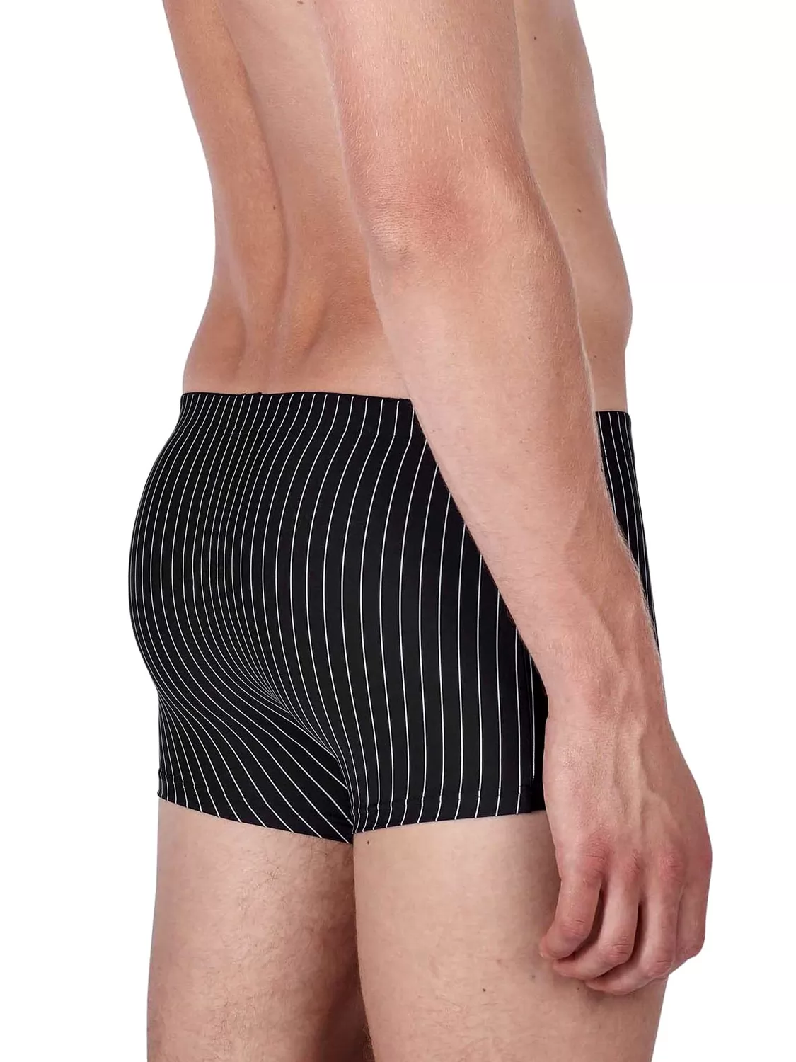 Czarno-biały, czarny Bokserki męskie 2PACK Skiny Power Line 086001 - zdjęcie 5