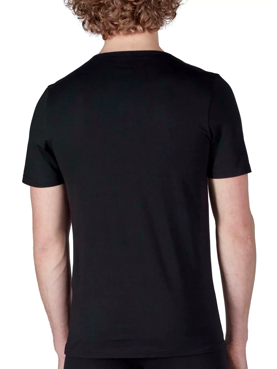 Czarny Podkoszulka męska 2PACK Skiny Shirt Collection 086912 - zdjęcie 3