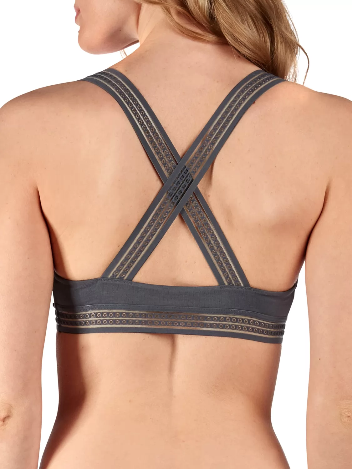 Szary Biustonosz bez fiszbin Skiny Sensual Light 085061 - zdjęcie 2