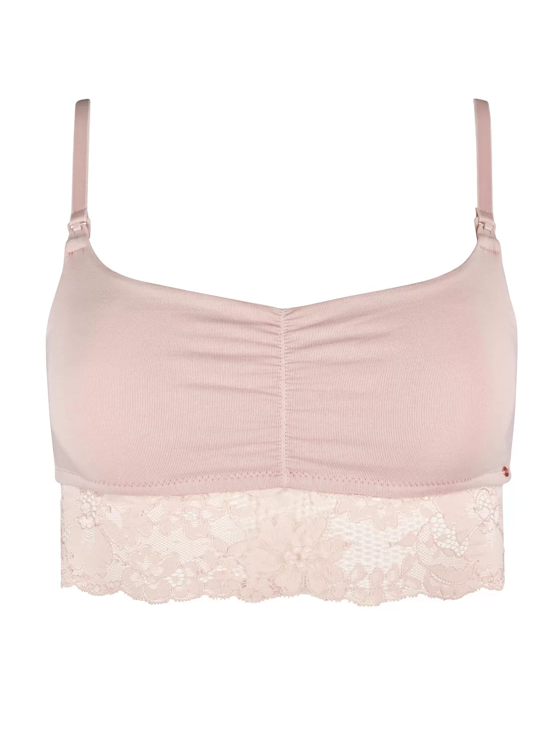 Pudrowy róż, różowy Top damski Skiny Refined Maternity 085099 - zdjęcie 3