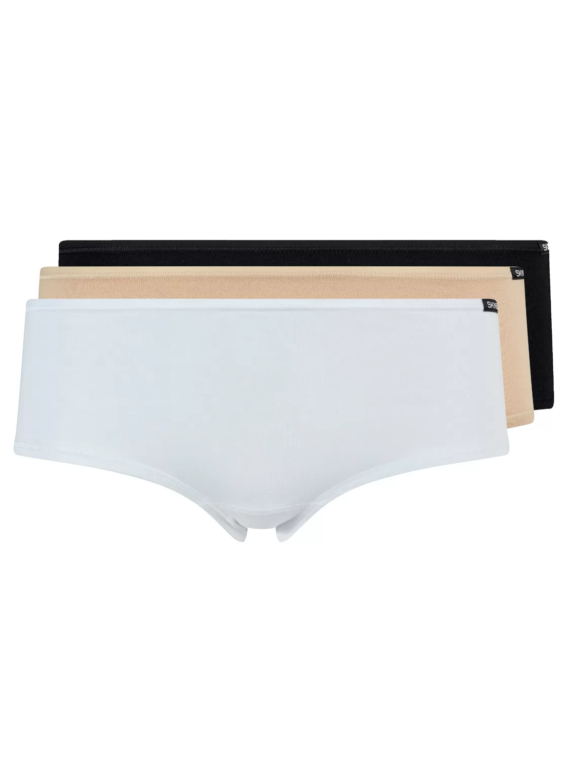 Beżowy, biały, czarny Figi 3PACK Skiny Advantage Cotton 084176 - zdjęcie 2