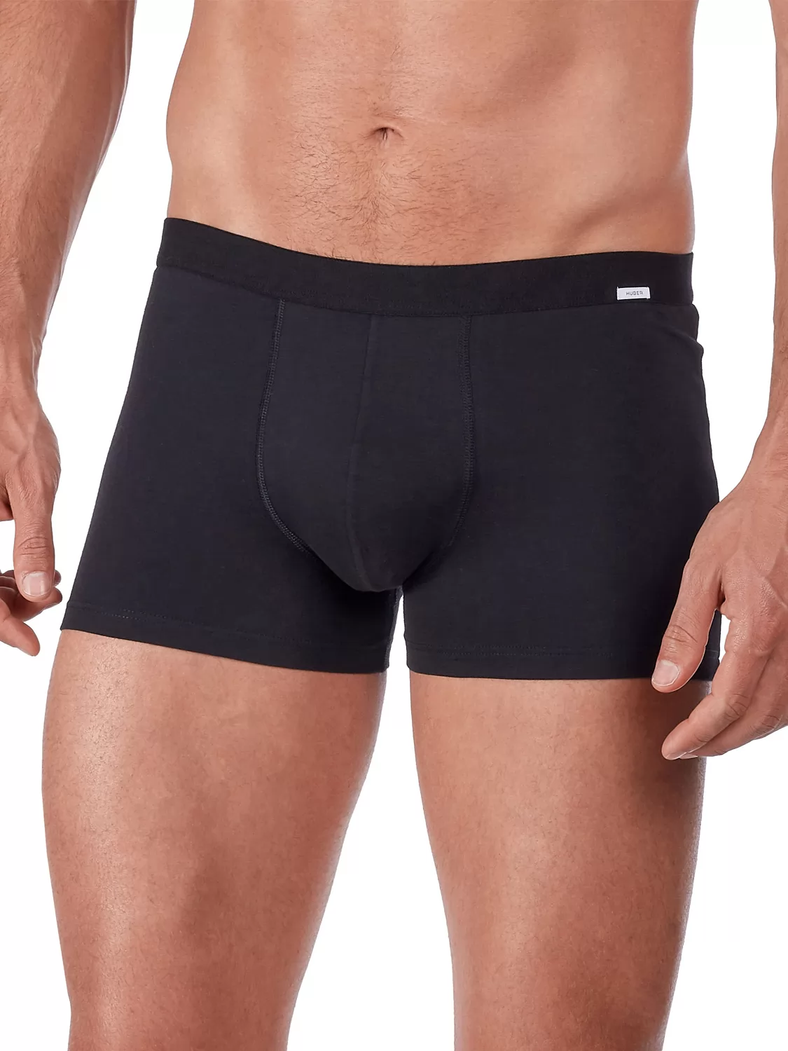 Czarny Bokserki męskie Huber Selective Men 112585 - zdjęcie 1
