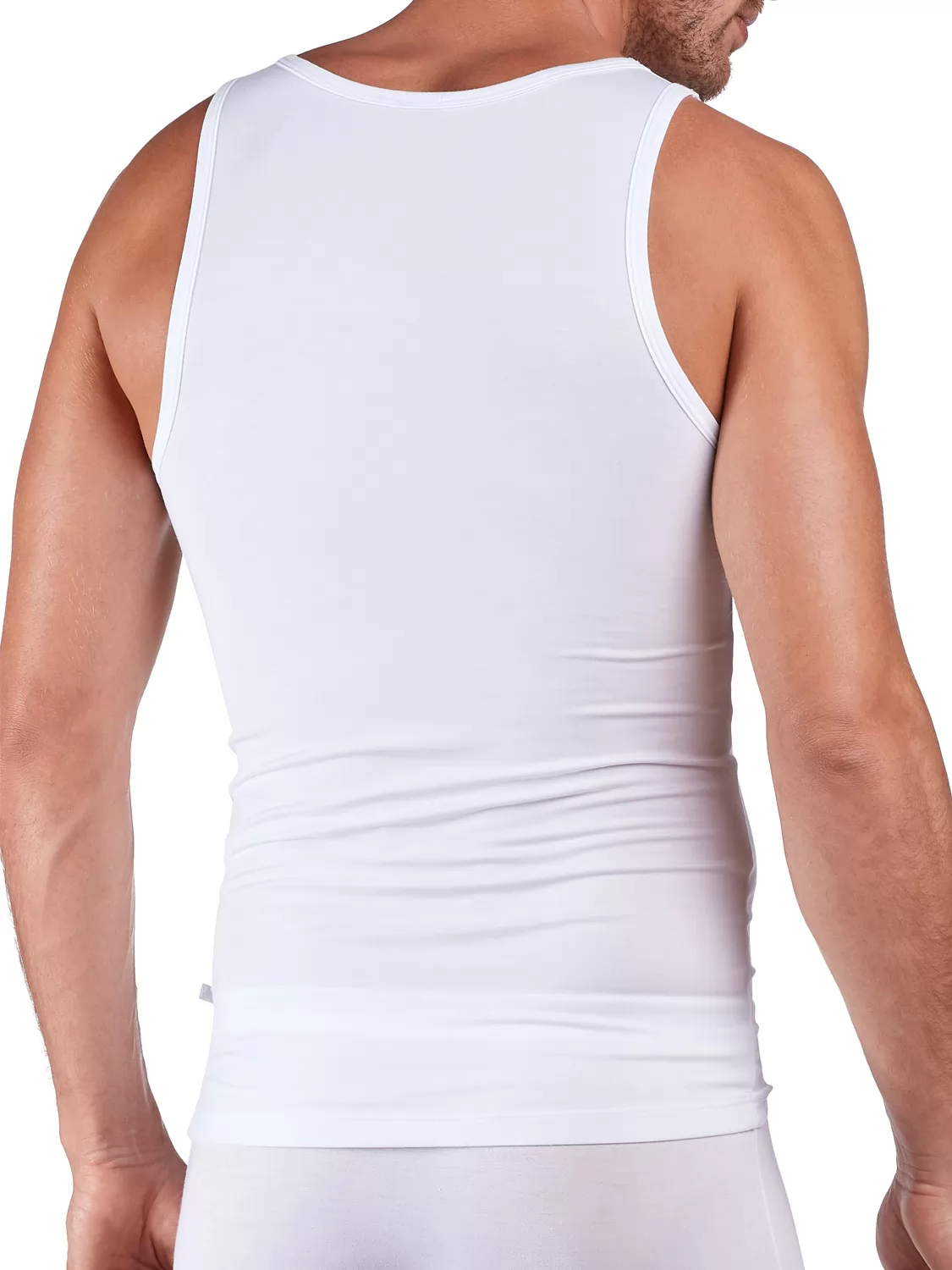 Biały Podkoszulka męska Huber Selective Men 112586 - zdjęcie 2