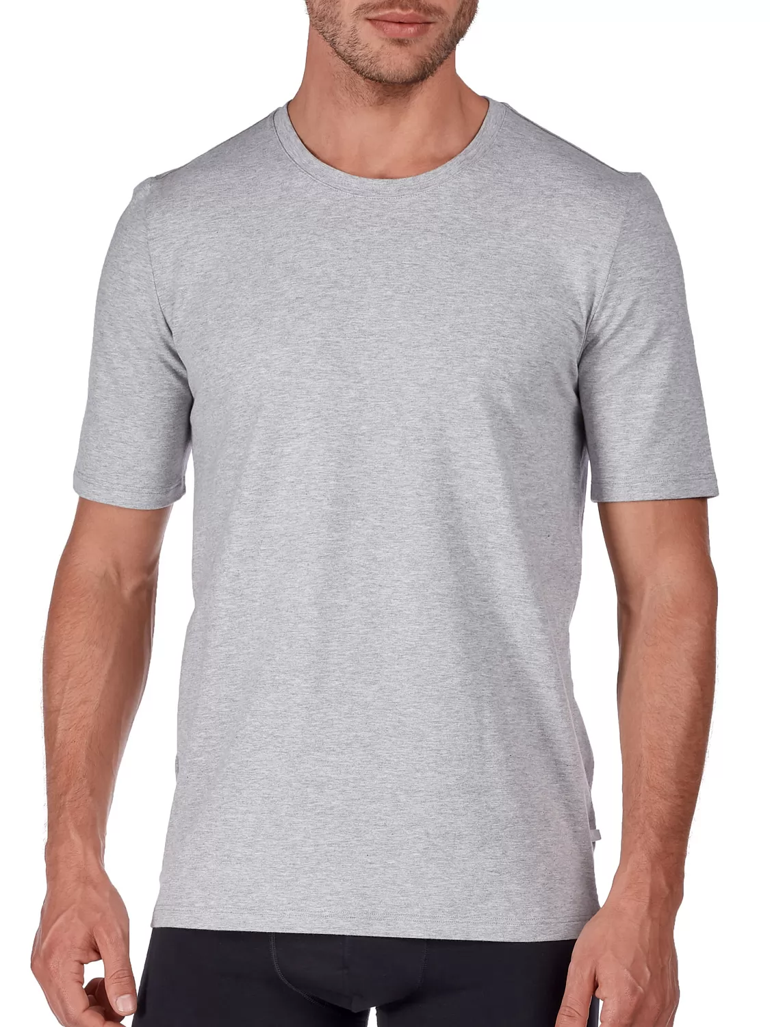 Szary Koszulka męska Huber 24 Hours Men Sleep 117837 - zdjęcie 1