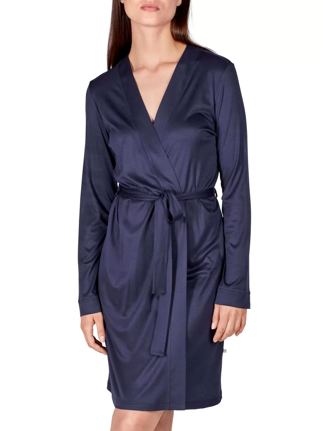 Granatowy Szlafrok damski Huber 24 Hours Women Sleep 018929 - zdjęcie 1