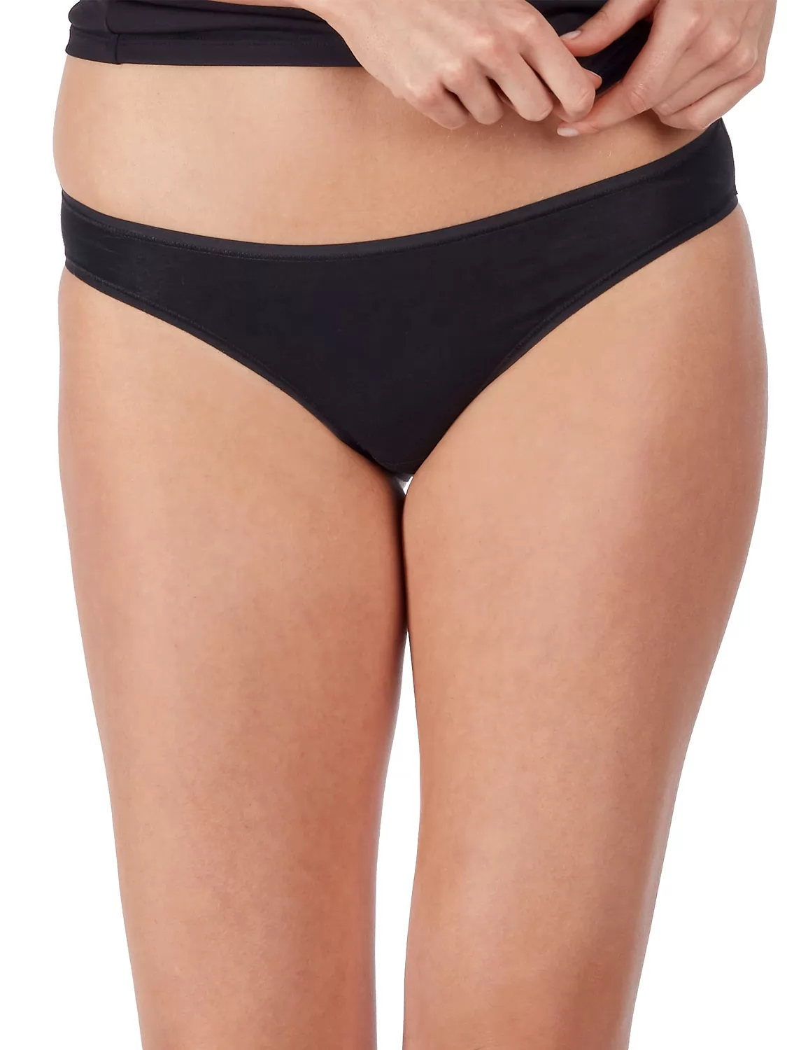 Czarny Figi 2PACK Huber Mia 015026 - zdjęcie 1