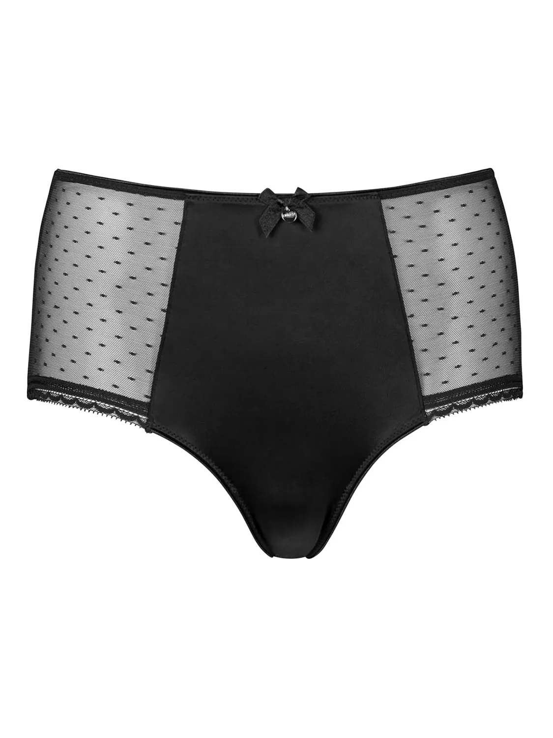 Czarny Figi Huber Body Couture 016388 - zdjęcie 3