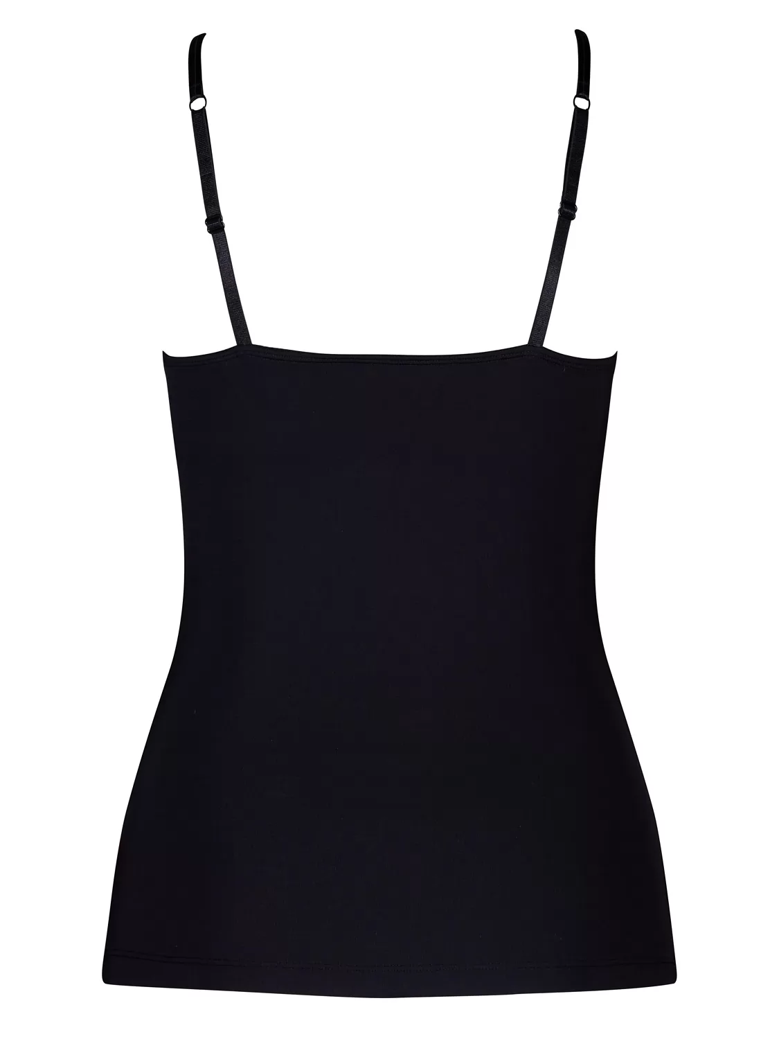 Czarny Koszulka z biustonoszem Huber Fine Touch 016359 - zdjęcie 4