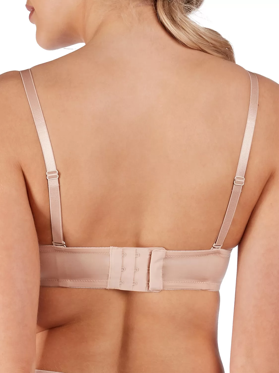 Beżowy Biustonosz z odpinanymi ramiączkami Huber Bra Selection 015898 - zdjęcie 4