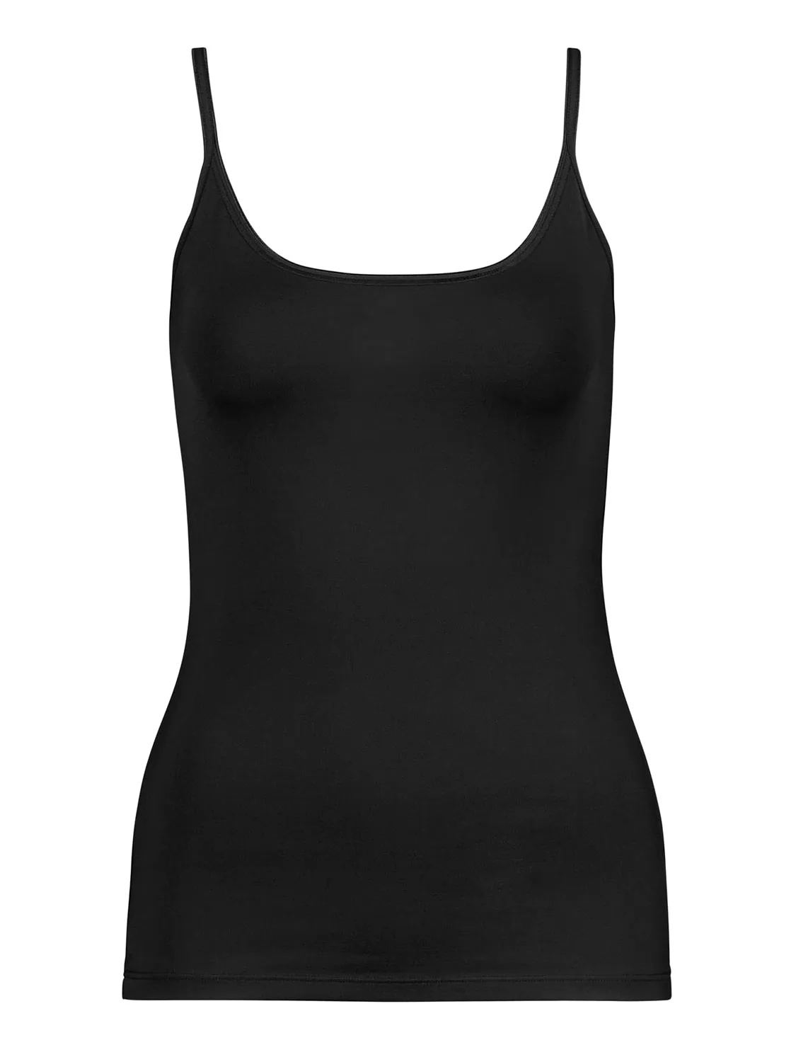 Czarny Top damski Huber Fine Touch 016290 - zdjęcie 3