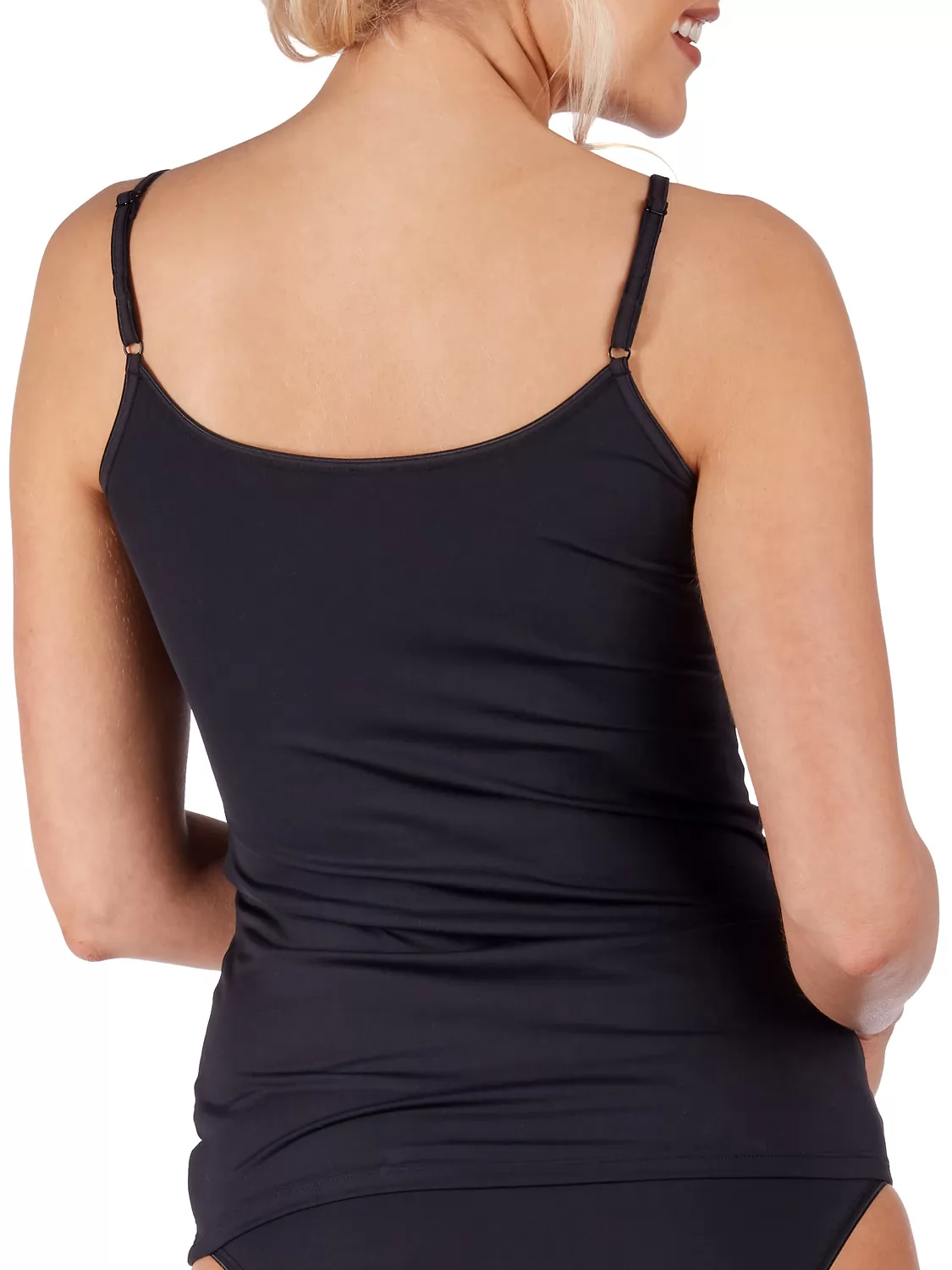 Czarny Top damski Huber Fine Touch 016290 - zdjęcie 2