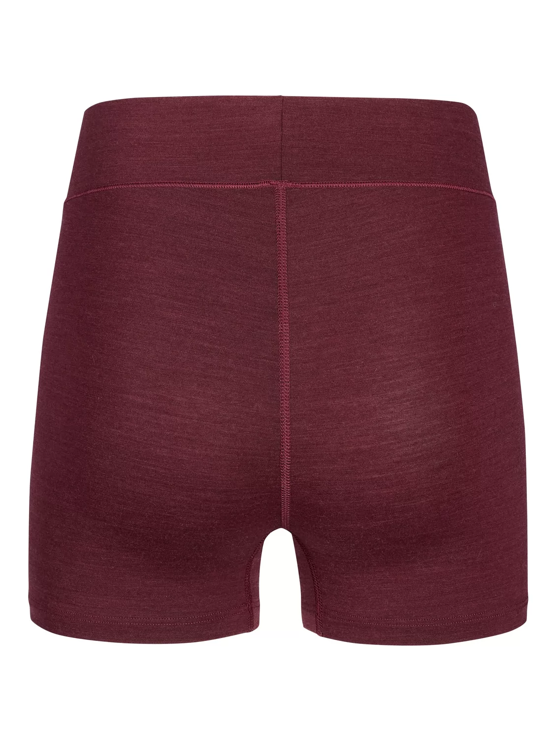 Bordowy Krótkie spodenki damskie z wełny Huber Wool Performance 016486 - zdjęcie 4