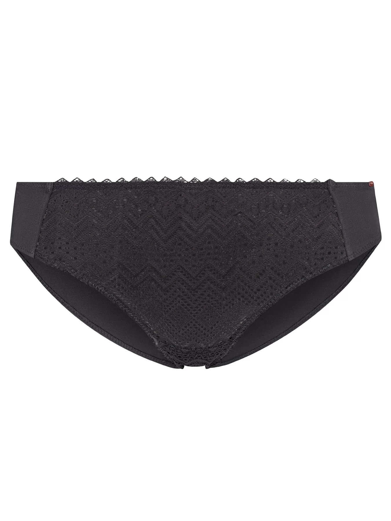 Antracytowy, szary Figi Skiny Ethnic Lace 080344 - zdjęcie 3