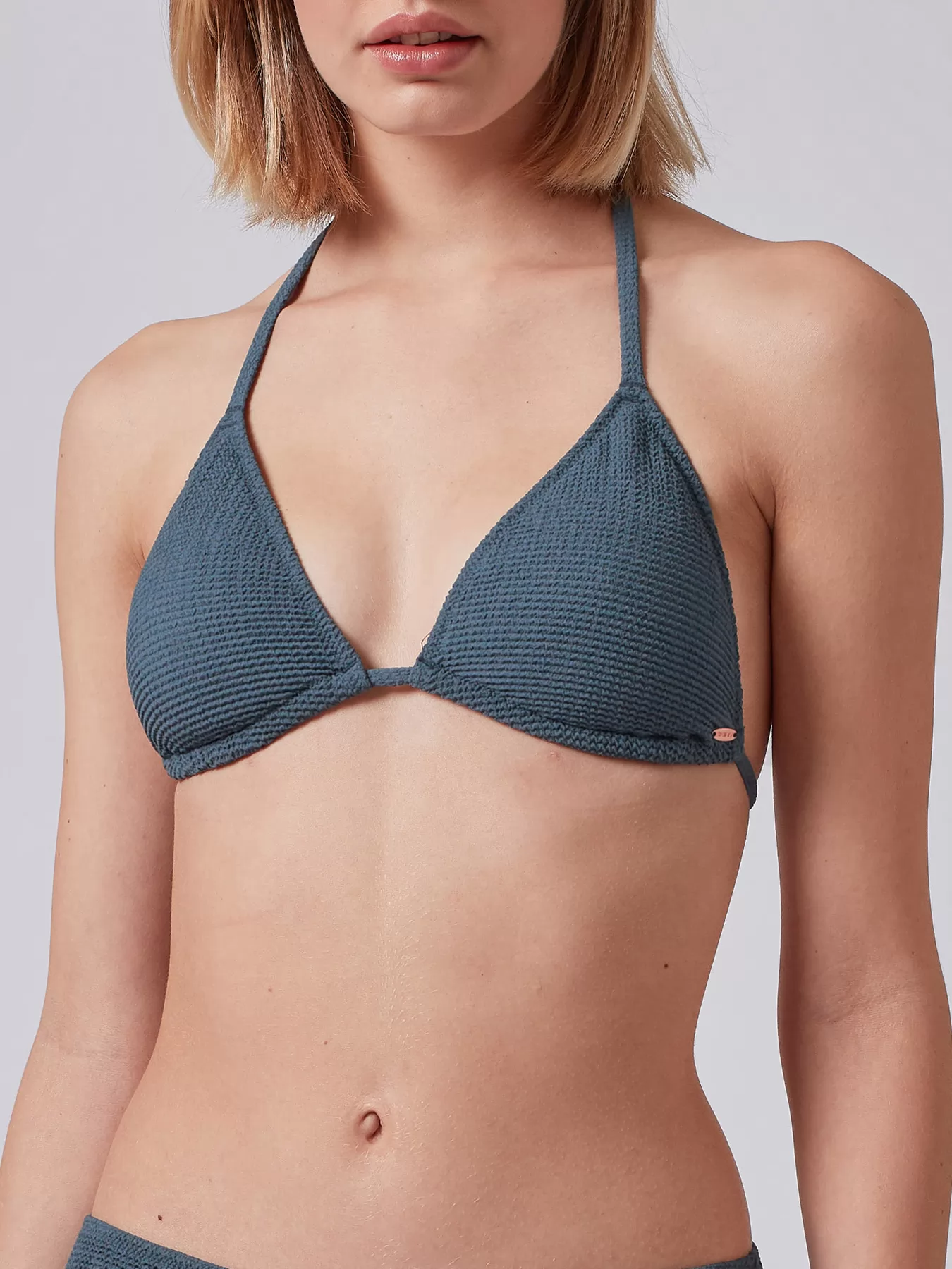 Granatowy Góra od bikini Skiny Smoking Hot 080448 - zdjęcie 1