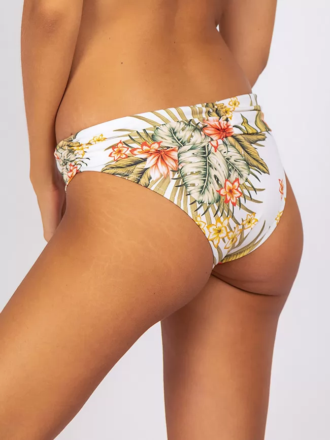 Biały, pomarańczowy, wielobarwny, zielony Dół od bikini Banana Moon Praxa Lahaina - zdjęcie 2