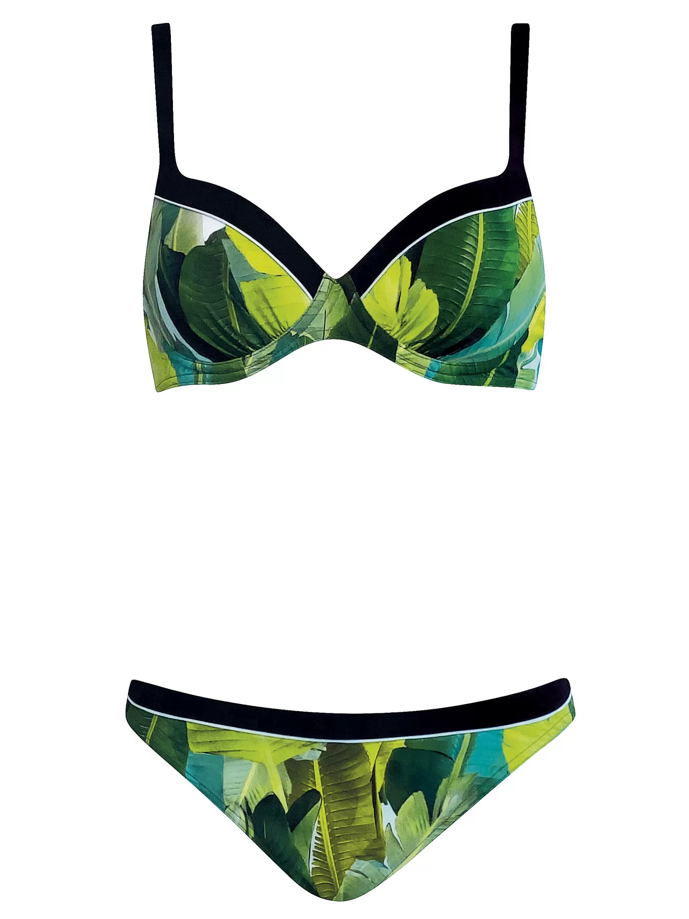 Czarny, zielony Kostium kąpielowy Sunflair 21149 - zdjęcie 1