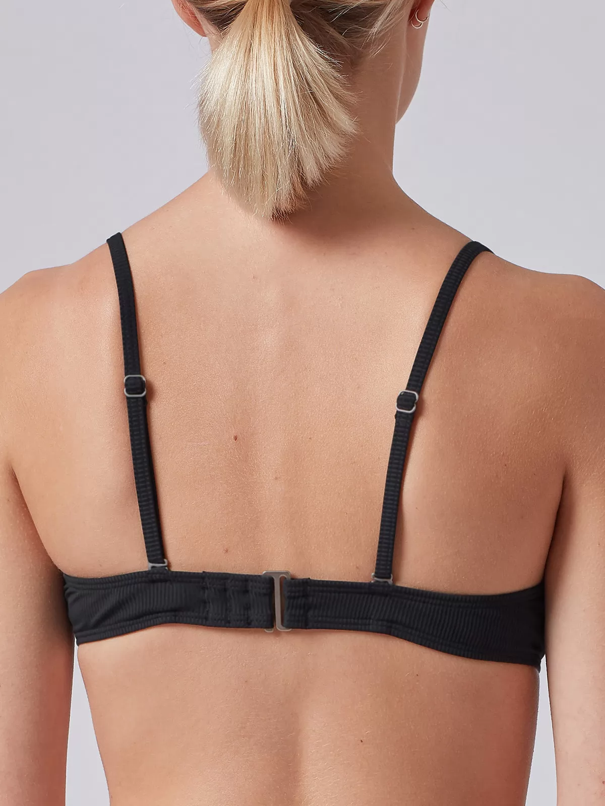 Czarny Góra od kostiumu Skiny Cali Rib 080429 - zdjęcie 2